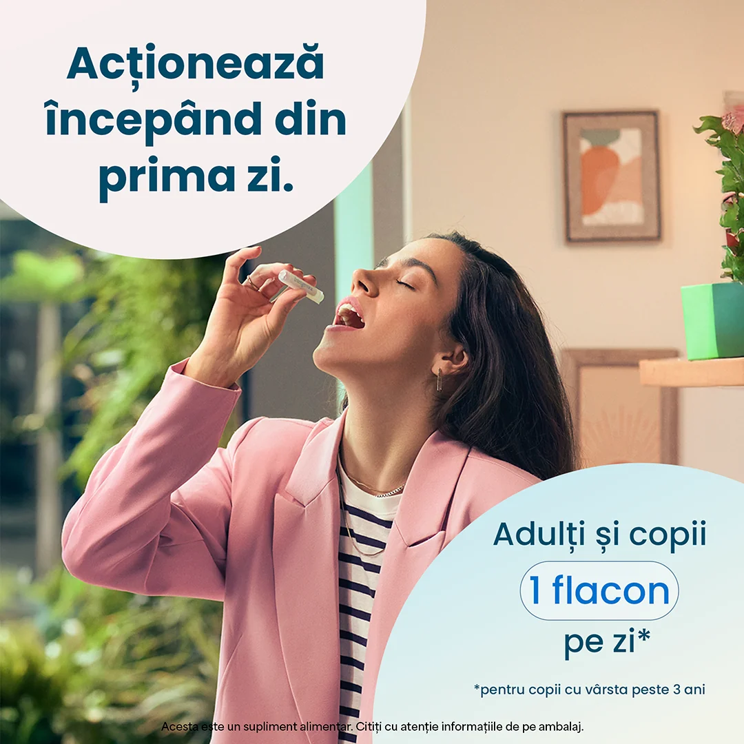 Enterogermina Forte suspensie orala, 10 flacoane, Sanofi