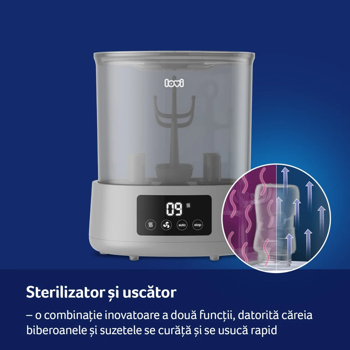 Sterilizator electric cu uscator, 1 bucata, Lovi