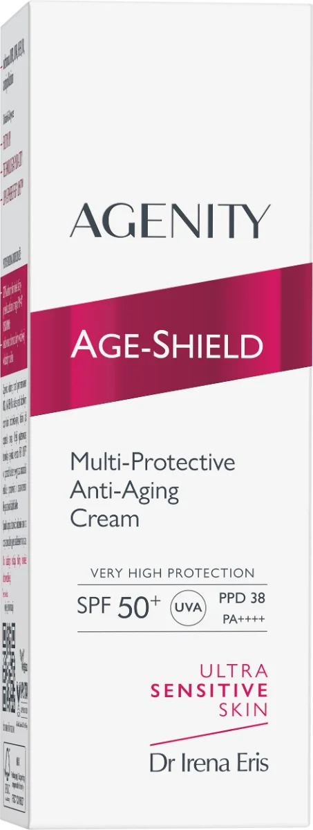 Crema anti-aging Age-Shield Multi-Protective SPF50+, 50ml, Agenity