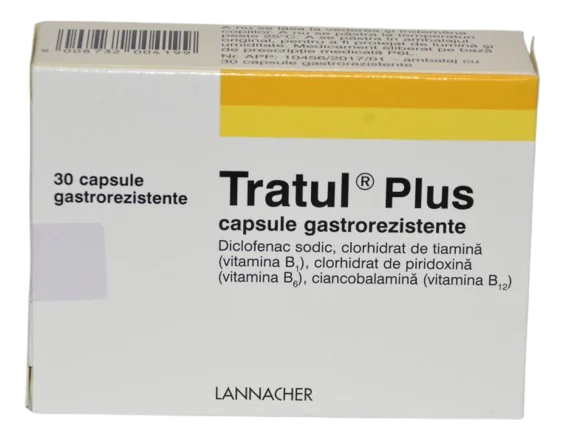 Tratul Plus 50mg, 30 capsule gastrorezistente, Lannacher Heilmittel