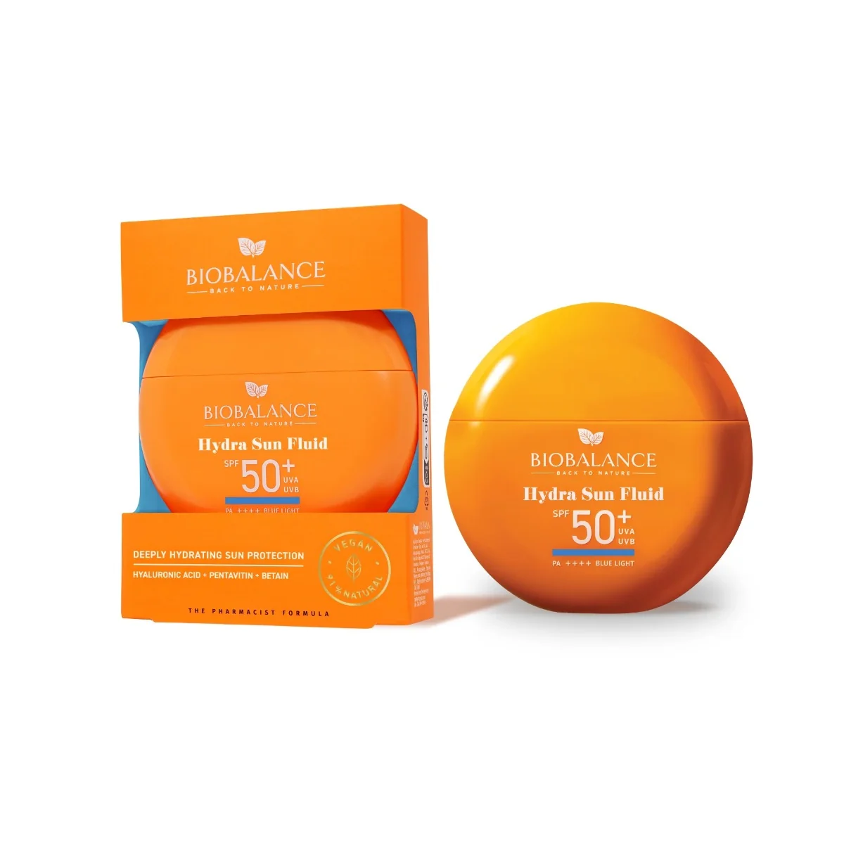 Protectie solara Hydra Sun Fluid SPF 50+ UVA & UVB, PA++++ Blue Light, 40ml, Bio Balance
