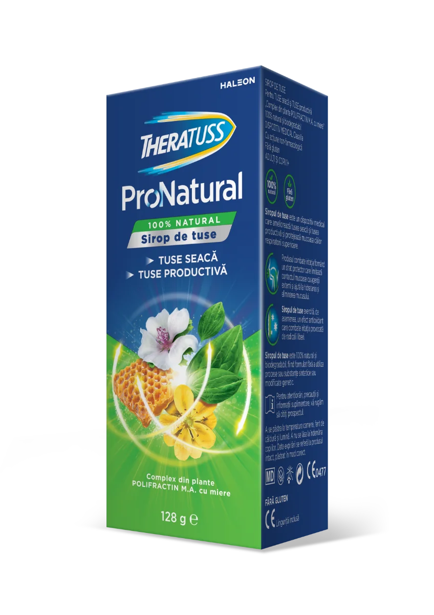 Sirop Theratuss ProNatural, 128g, Haleon 