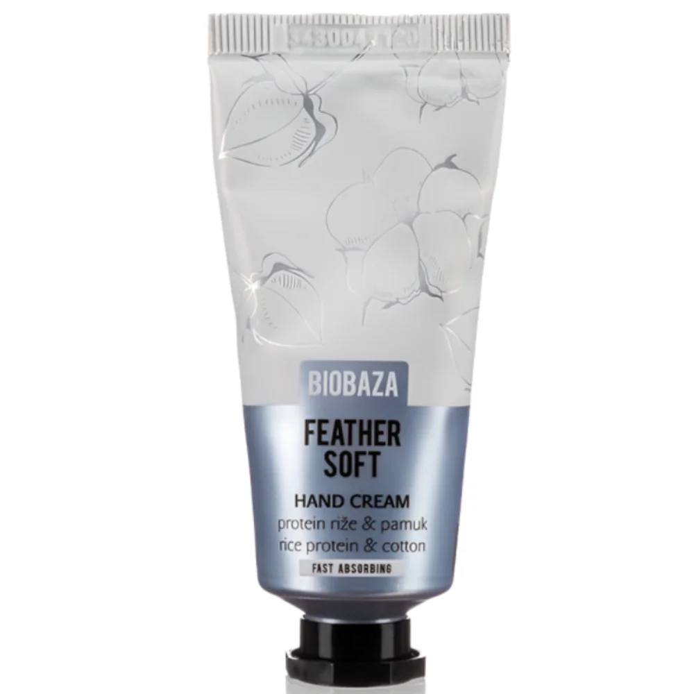 Crema de maini naturala cu proteina de orez si bumbac, 30ml, Biobaza