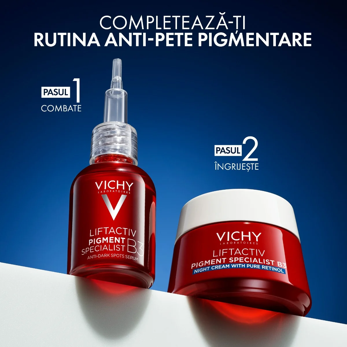 Crema de noapte cu retinol Liftactiv B3, 50ml, Vichy