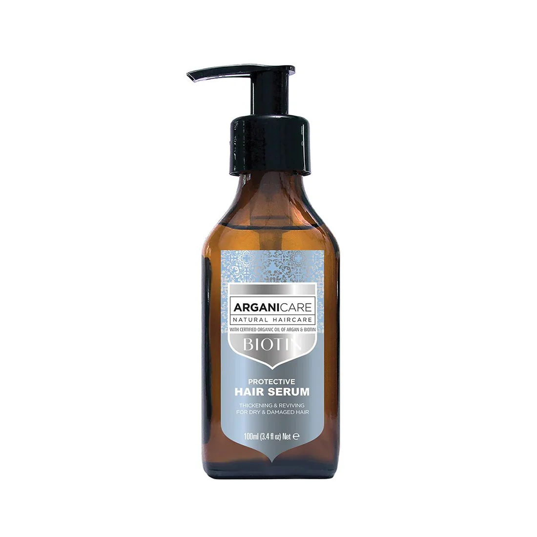 Ser protector cu biotina pentru par uscat sau deteriorat, 100ml, Arganicare
