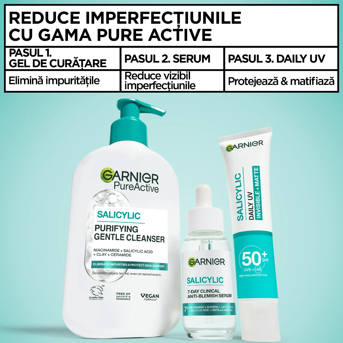 Ser anti-imperfectiuni Salicylic Pure Active, 30ml, Garnier