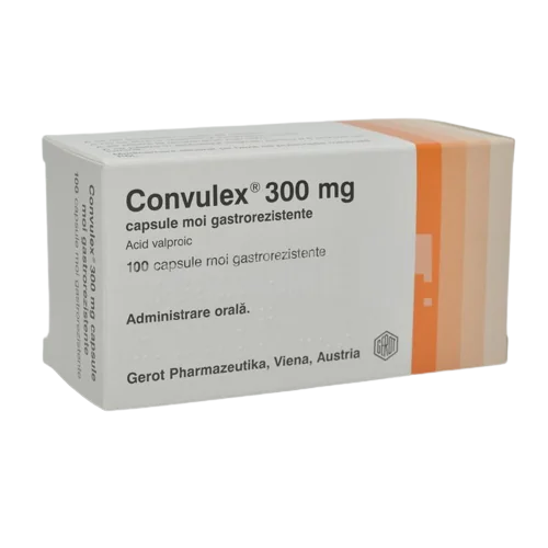 Convulex 300mg, 100 capsule moi gastrorezistente, Lannacher