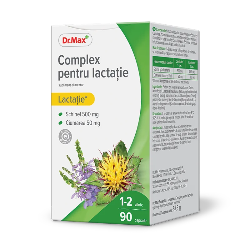 Dr. Max Complex pentru lactatie, 90 capsule