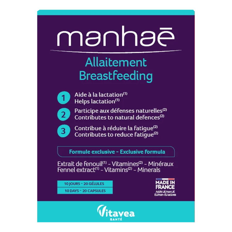 Allaitement, 20 capsule, Manhae