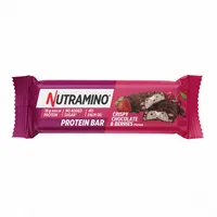 Baton proteic Crispy Chocolate & Berries, 55g, Nutramino