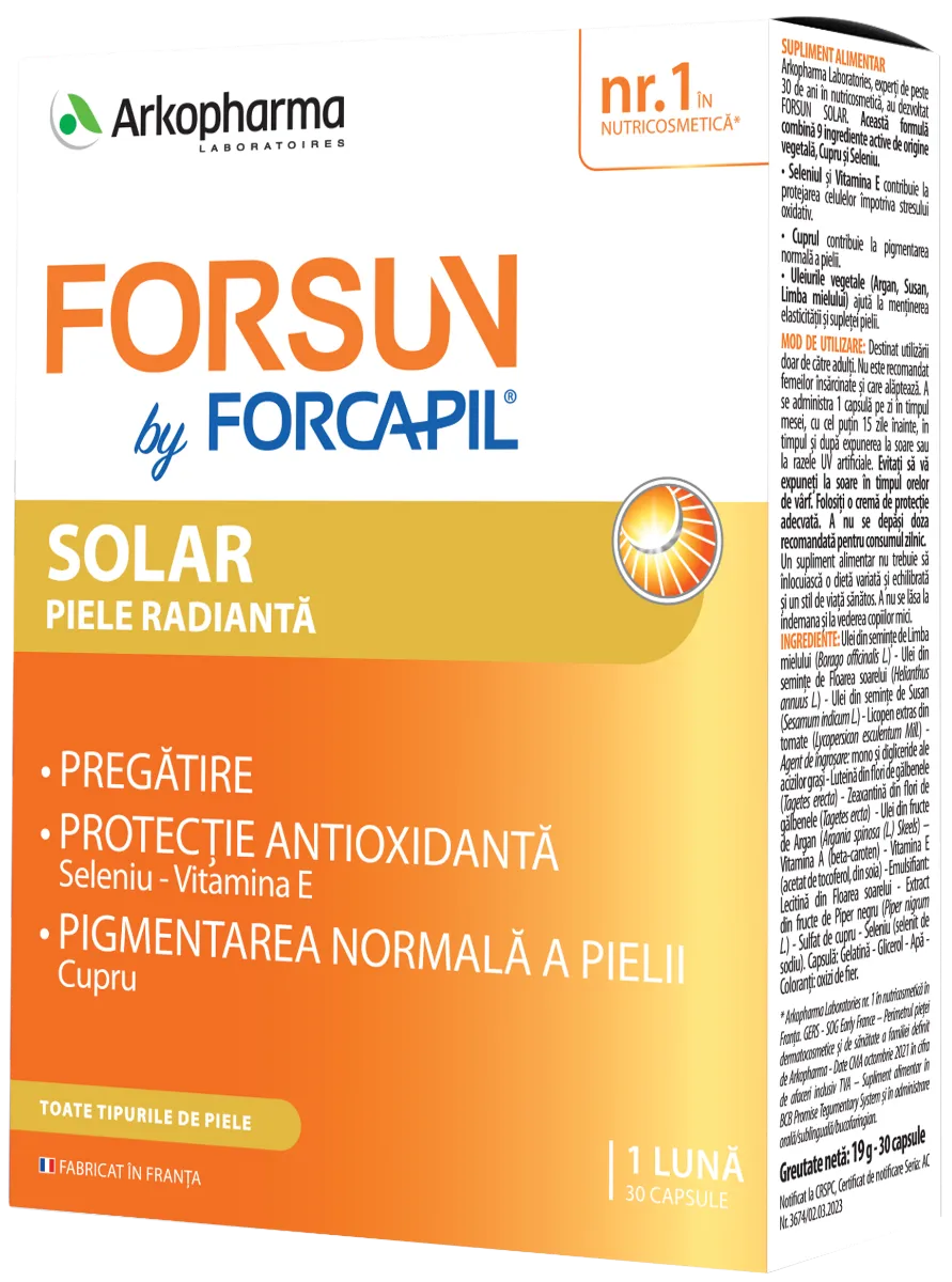 Forsun by Forcapil Solar, 30 capsule 