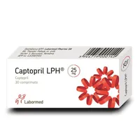 Captopril 25mg, 30 comprimate, Labormed