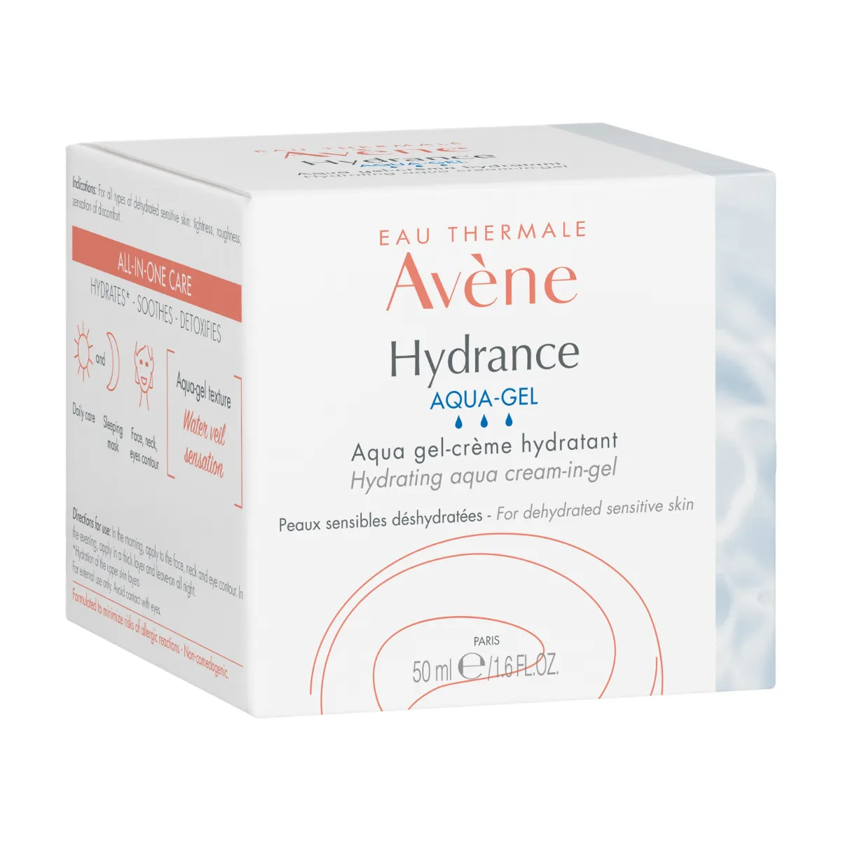 Aqua-Gel hidratant Hydrance, 50ml, Avene 