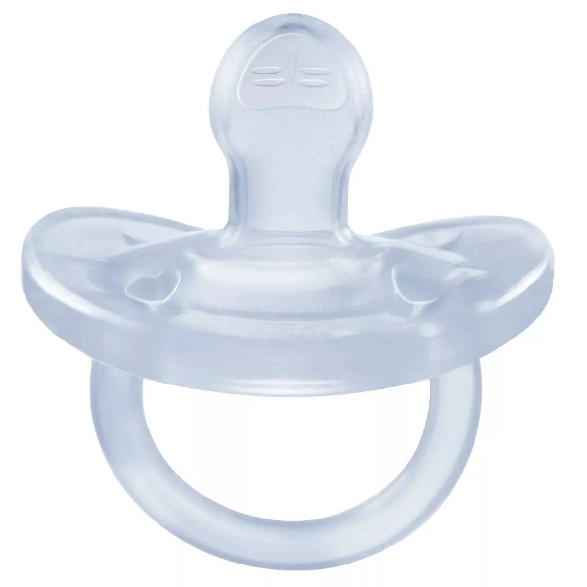 Suzeta anatomica din silicon PhysioSoft 0-6 luni Bleu, 1 bucata, Chicco