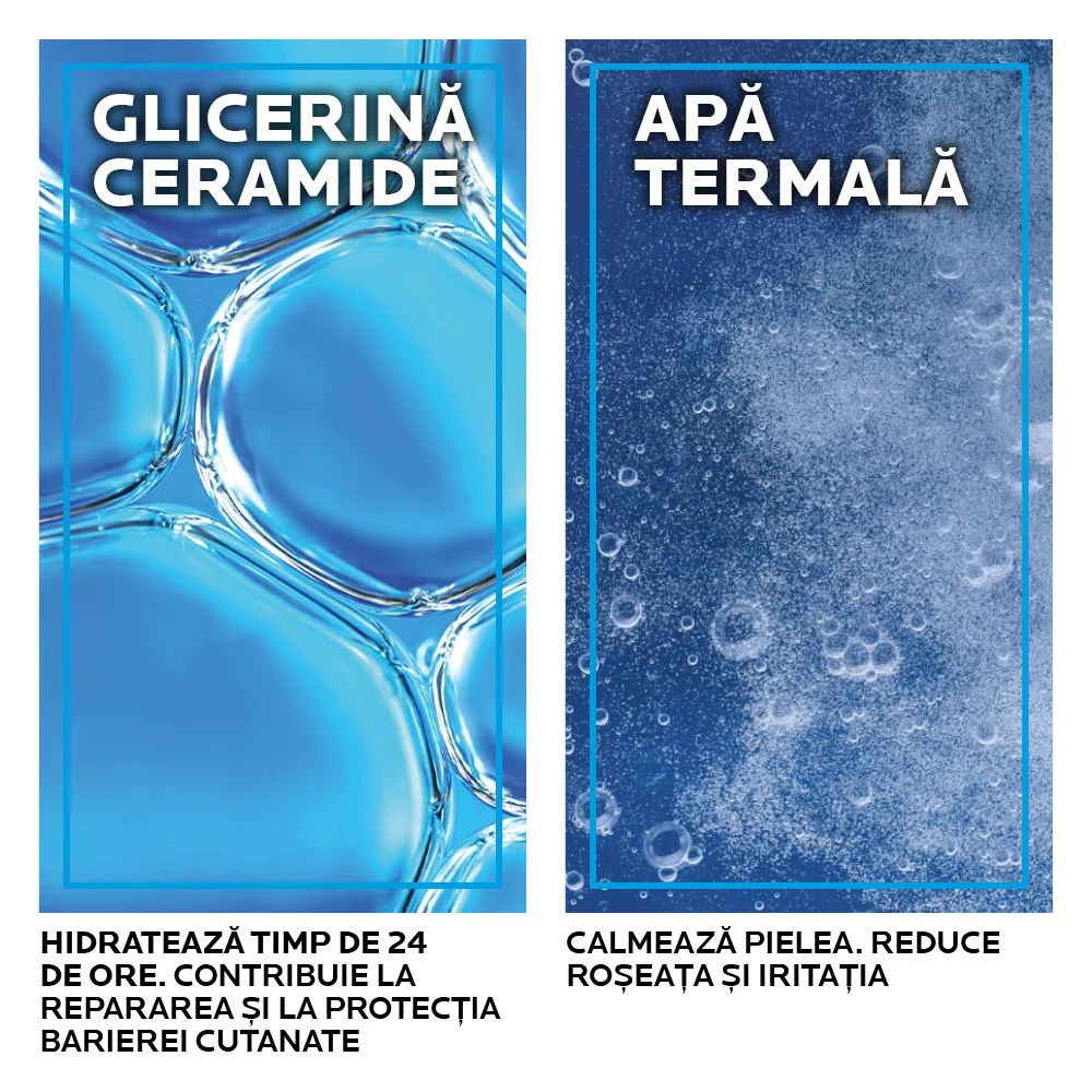 Crema hidratanta prebiotica pentru ten sensibil si uscat Toleriane Sensitive, 40ml, La Roche-Posay