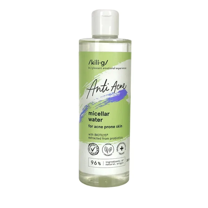 Apa micelara pentru ten acneic si sensibil Anti Acne, 250ml, Kilig