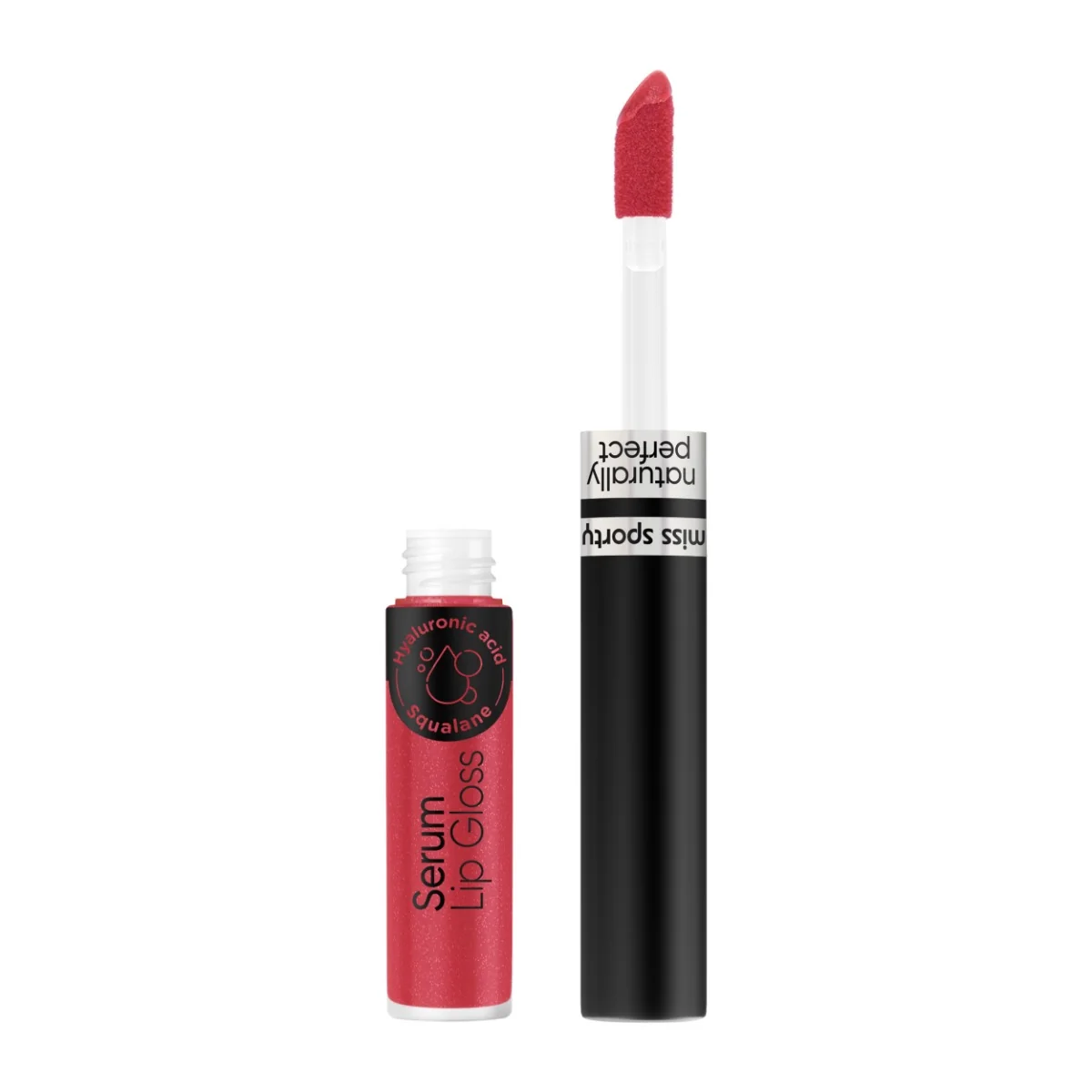 Gloss de buze serum Naturally Perfect 55 Rose Red, 2.3ml, Miss Sporty