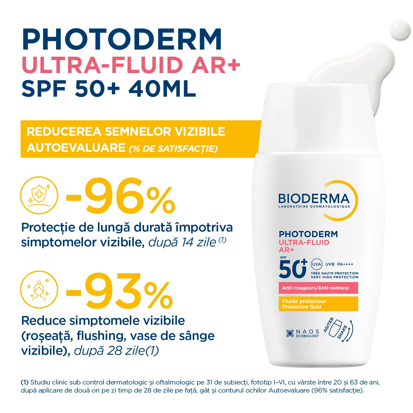 Produsul reduce semnele vizibile