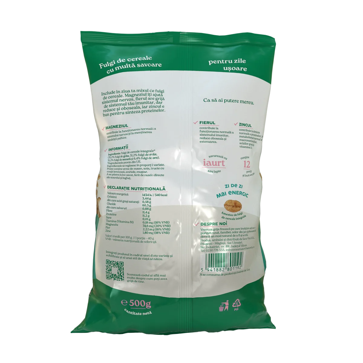 Fulgi de cereale, 500g, SanoVita
