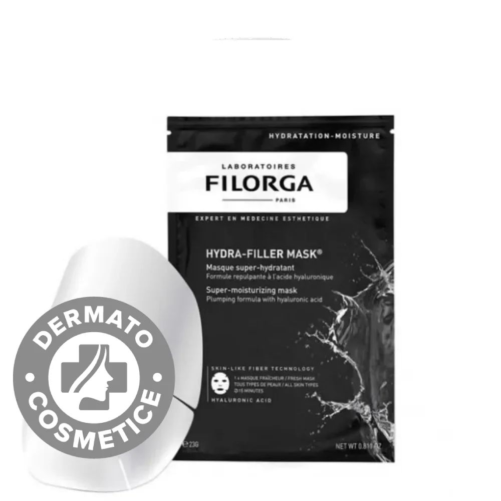 Masca de fata super hidratanta cu acid hialuronic Hydra-Filler, 20ml, Filorga
