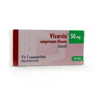 Vizarsin 50 mg, 4 comprimate filmate, KRKA