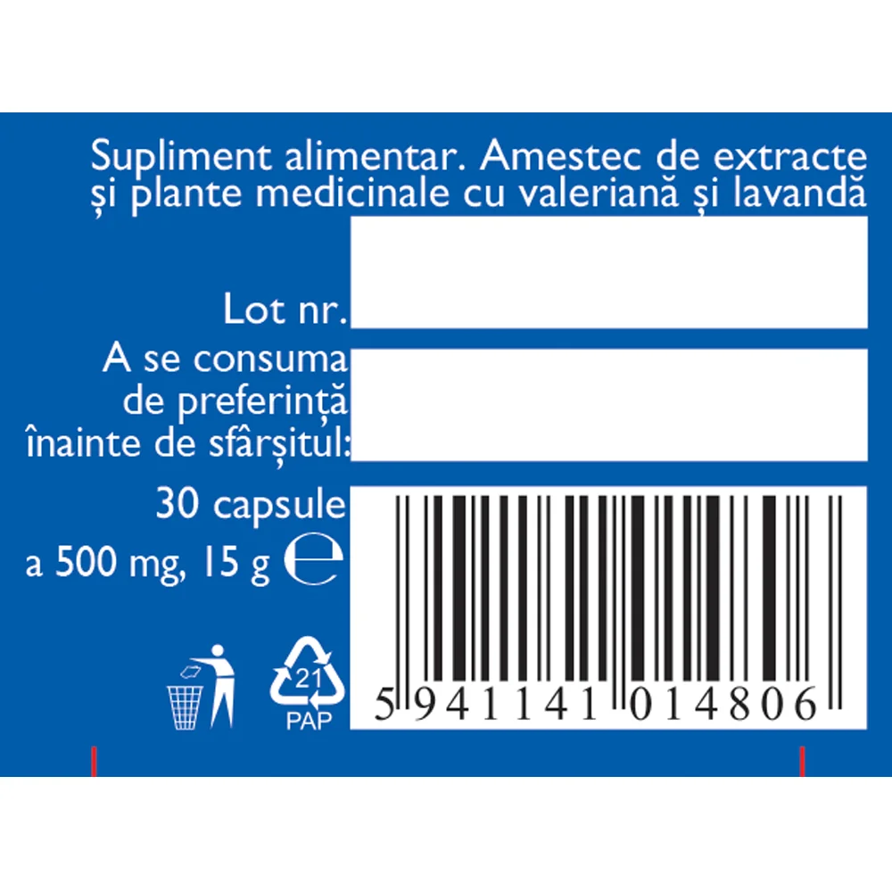 Noapte buna N136, 30 capsule, Fares