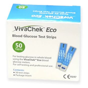 Teste pentru glicemie, 50 bucati, VivaCheck 
