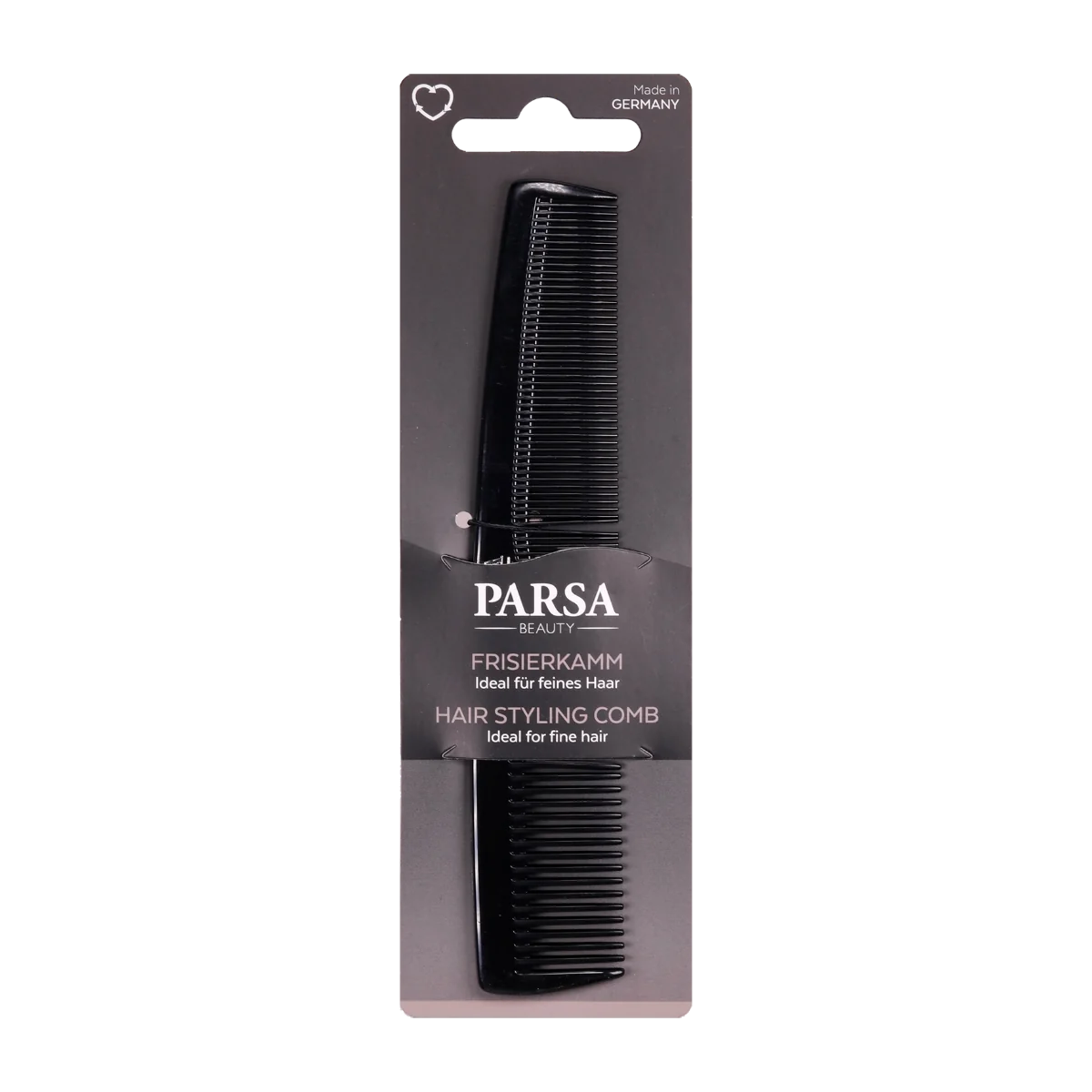 Pieptene mediu Negru, 1 bucata, Parsa Beauty