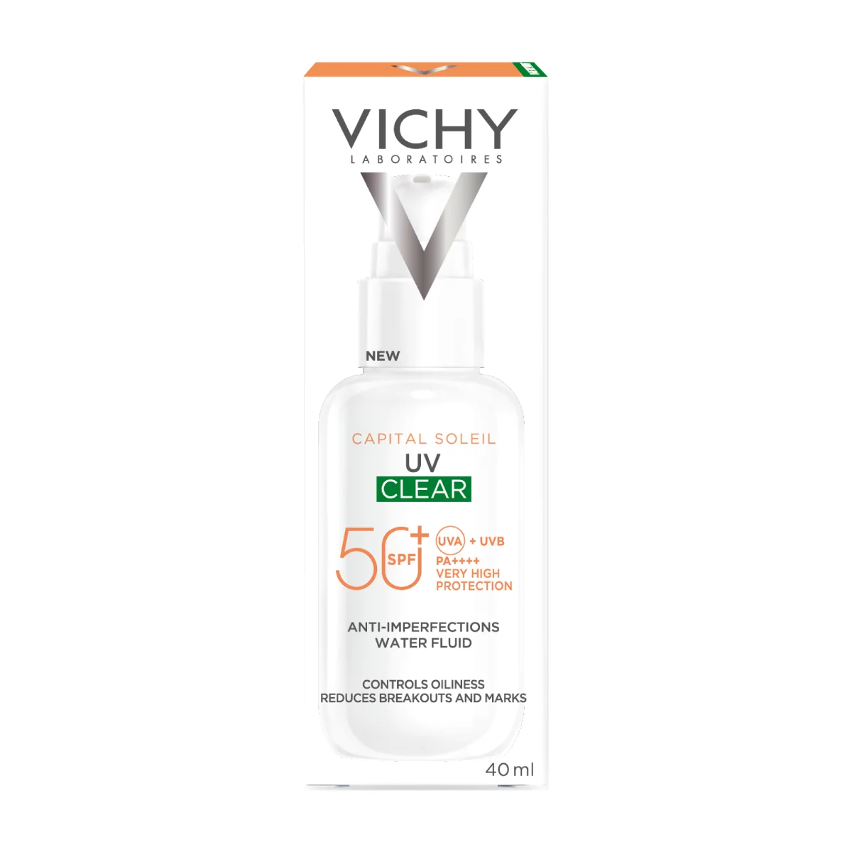 Fluid apos anti-imperfectiuni cu SPF50+ Capital Soleil UV CLEAR, 40ml, Vichy