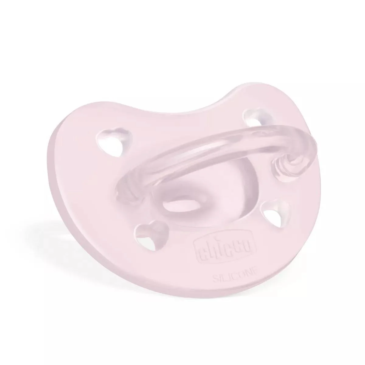 Suzeta anatomica din silicon PhysioSoft 0-6 luni Roz, 1 bucata, Chicco