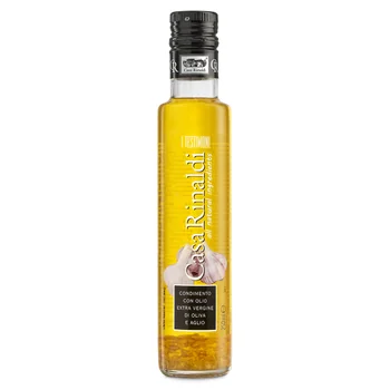 Ulei de masline extravirgin aromatizat cu usturoi, 250ml, Casa Rinaldi