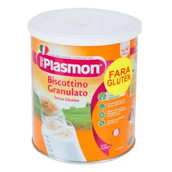 Biscuiti granulati fara gluten 4 luni+, 374g, Plasmon 