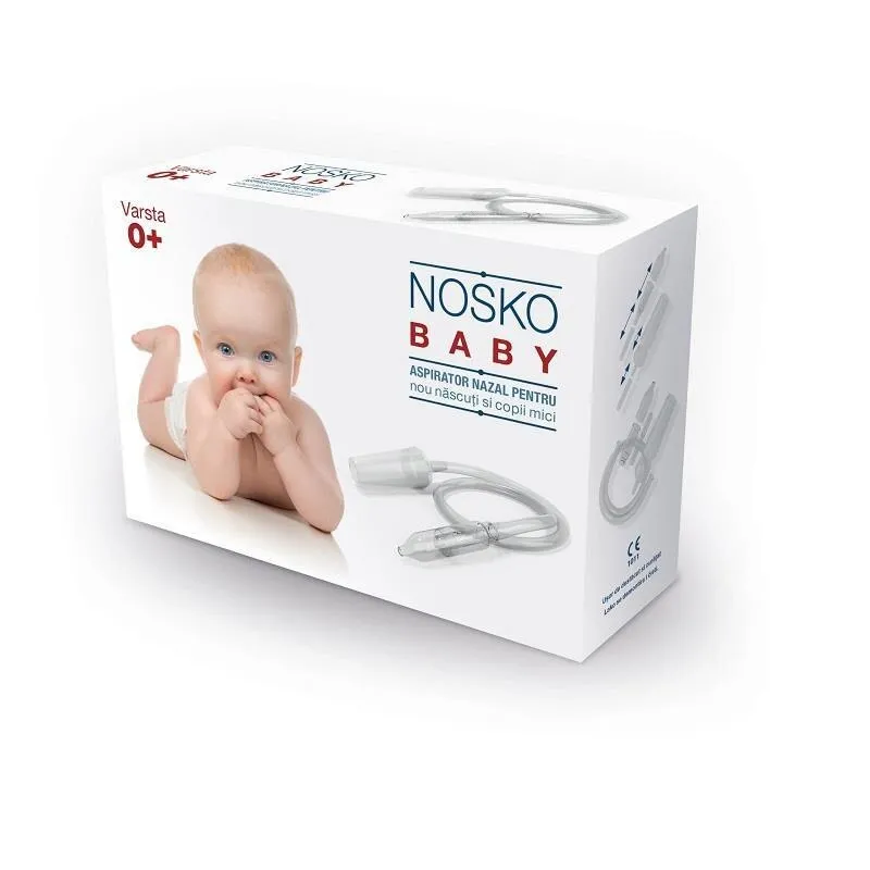 Aspirator nazal pentru nou nascuti si copii, 1 bucata, Nosko Baby