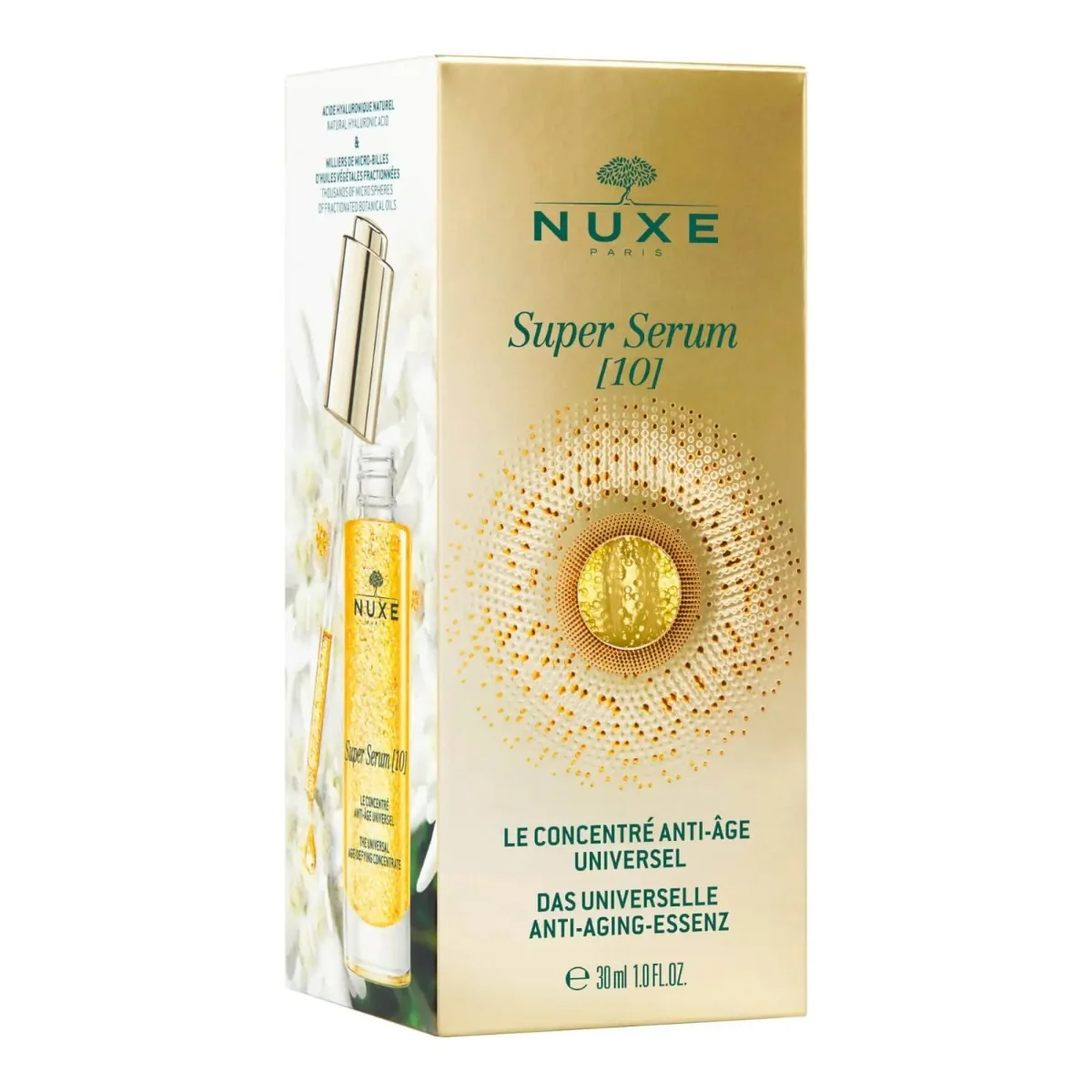 Serum concentrat anti-rid universal cu acid hialuronic Super Serum, 30ml, Nuxe