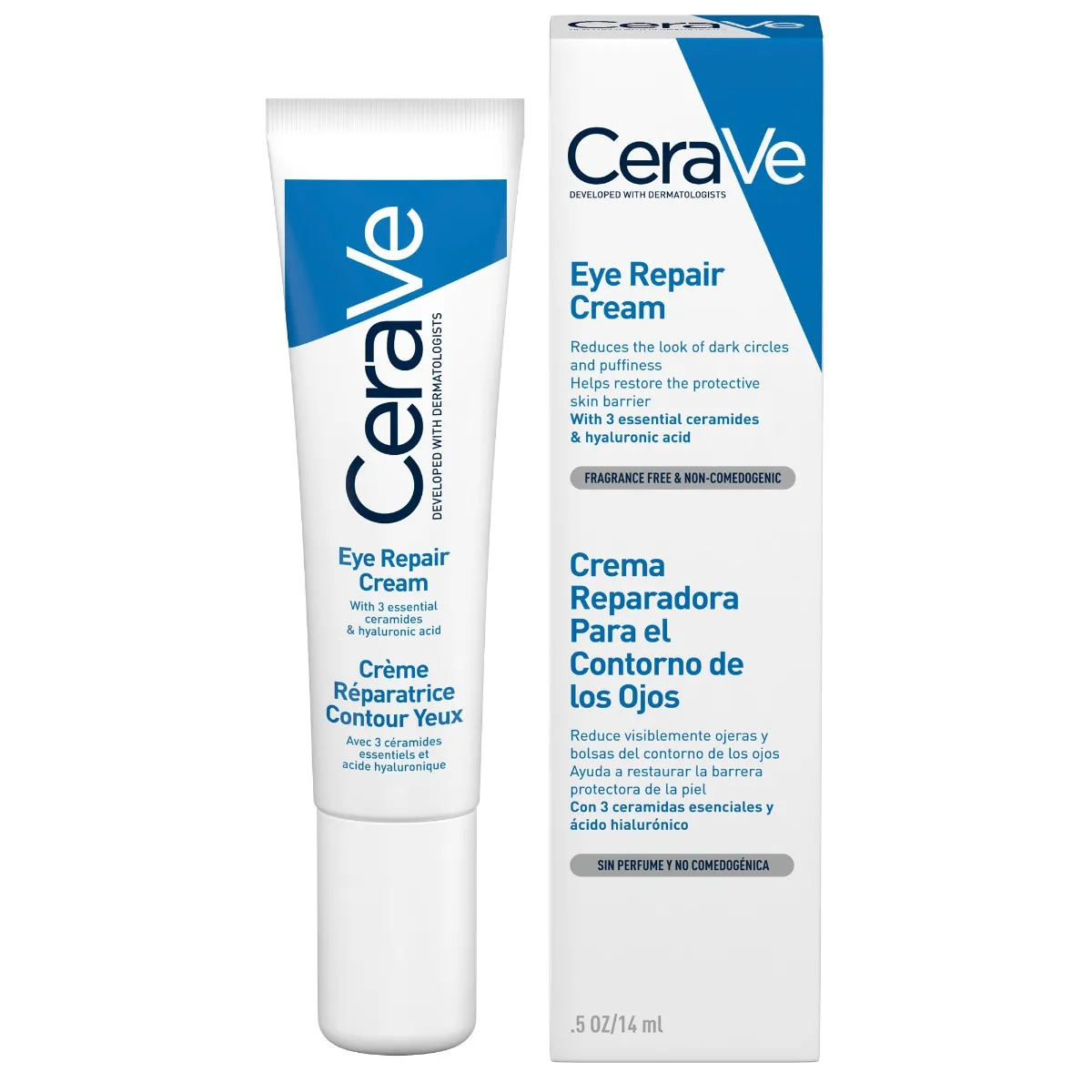Crema reparatoare pentru ochi cu ceramide si acid hialuronic, 14ml, CeraVe 