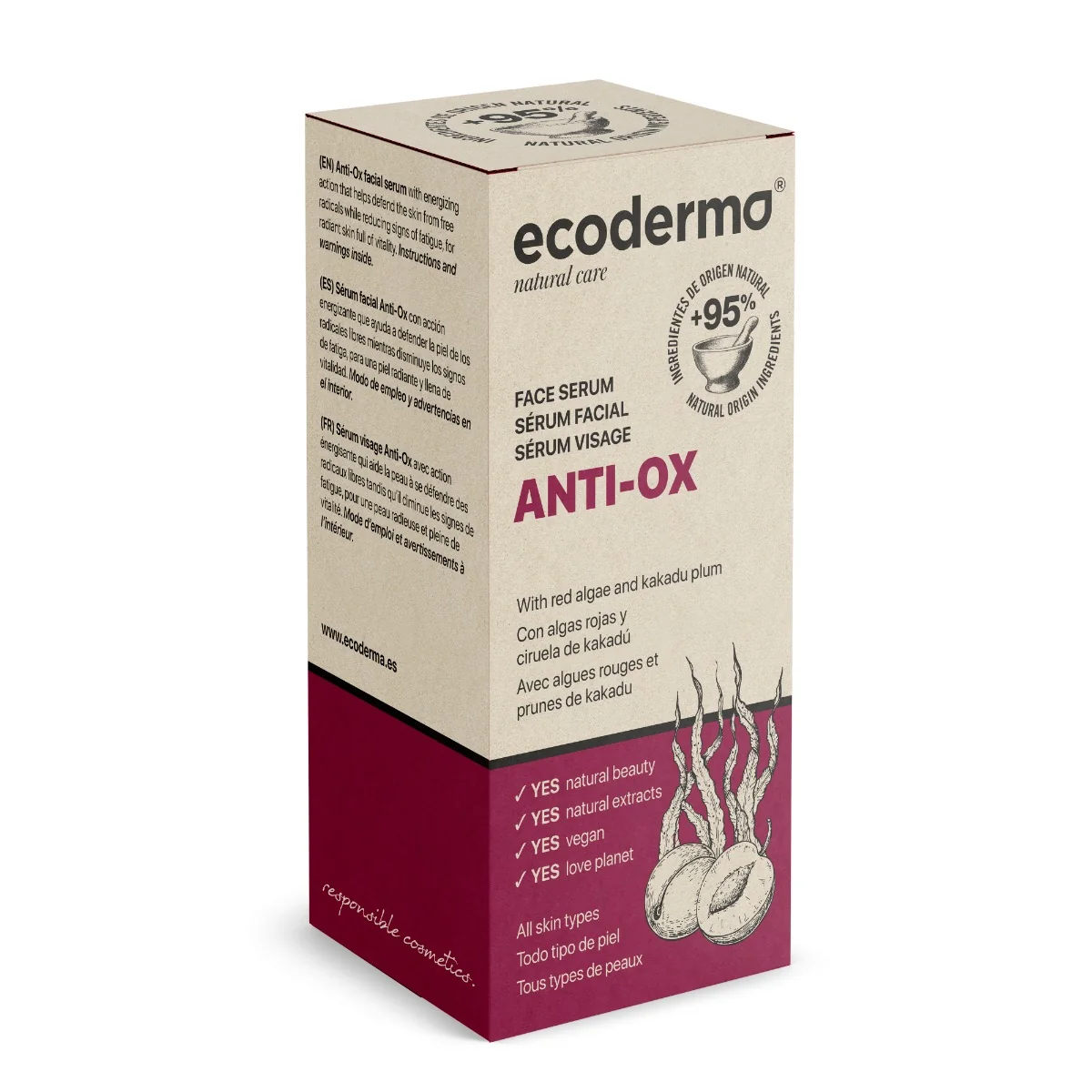 Ser antioxidant, 30ml, Ecoderm