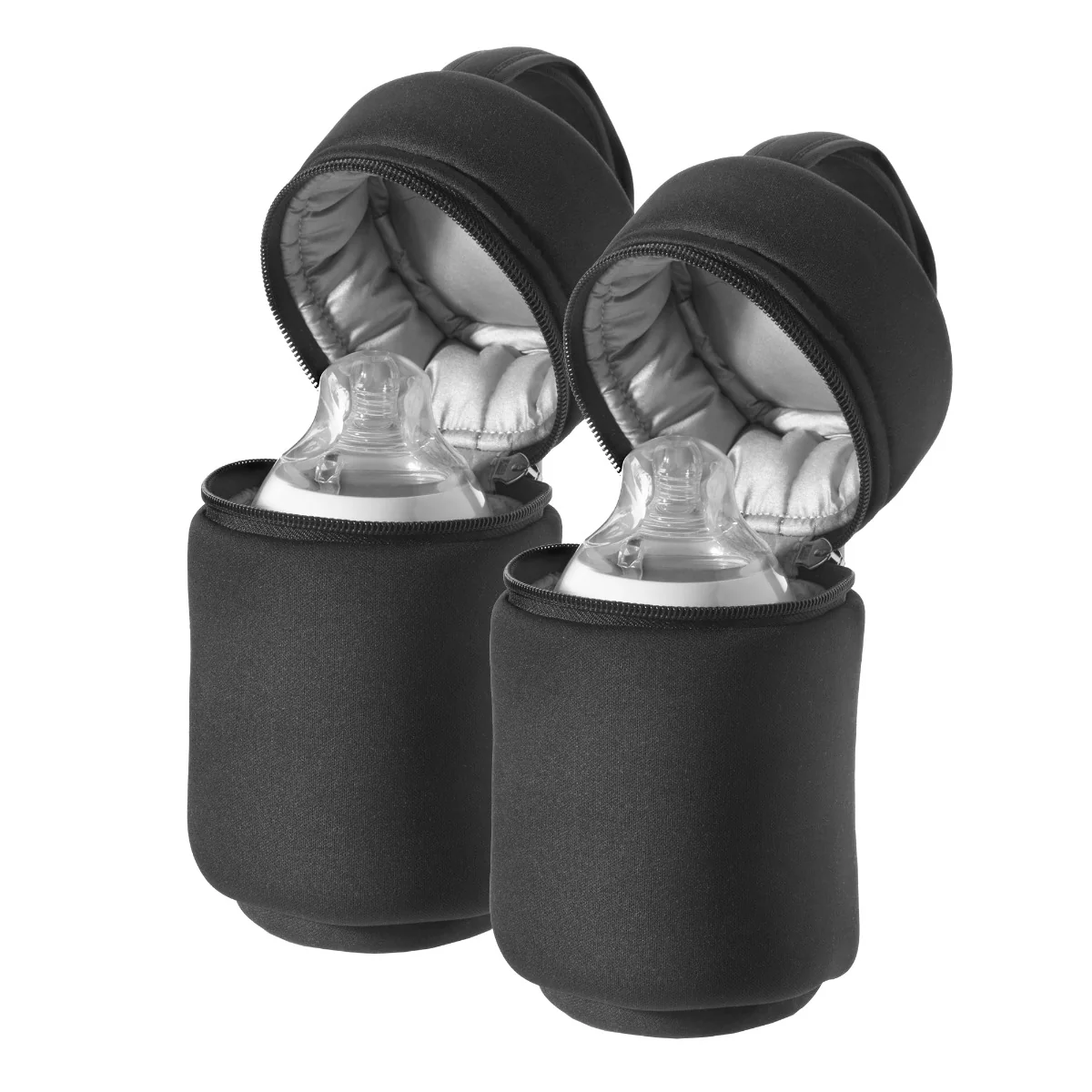 Huse pentru biberoane Closer to Nature termoizolante, 2 bucati, Tommee Tippee