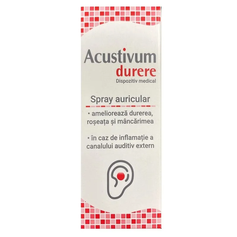 Spray auricular Acustivum, 20ml, Zdrovit