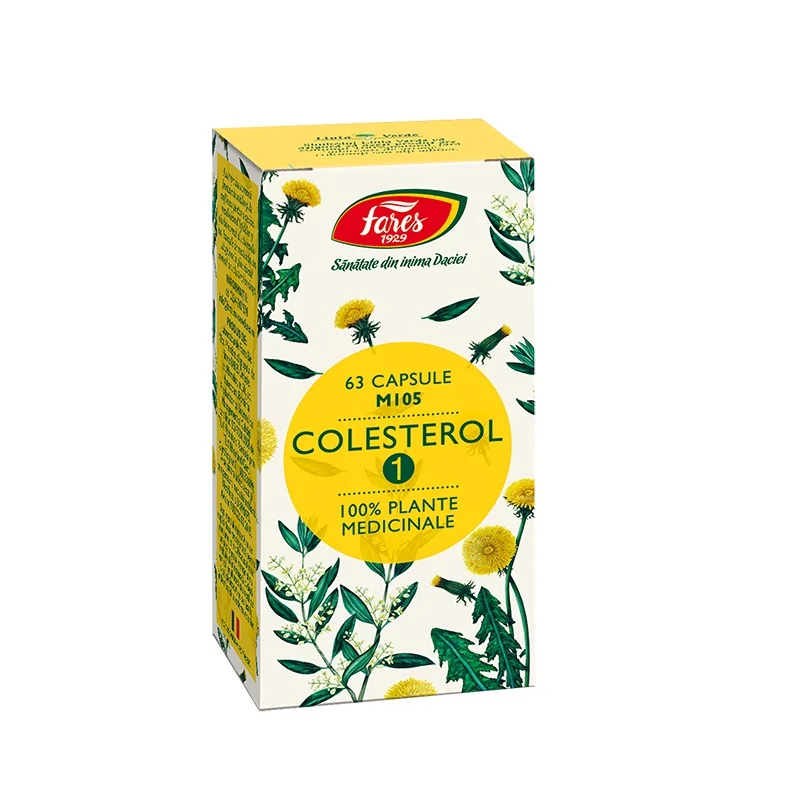 Colesterol 1, 63 capsule, Fares