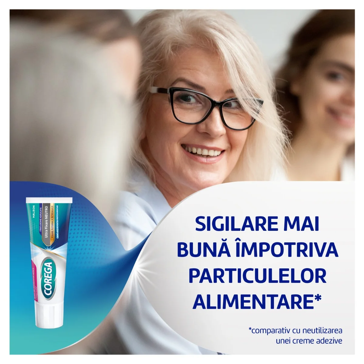 Crema adeziva pentru proteza Neutro, 40g, Corega
