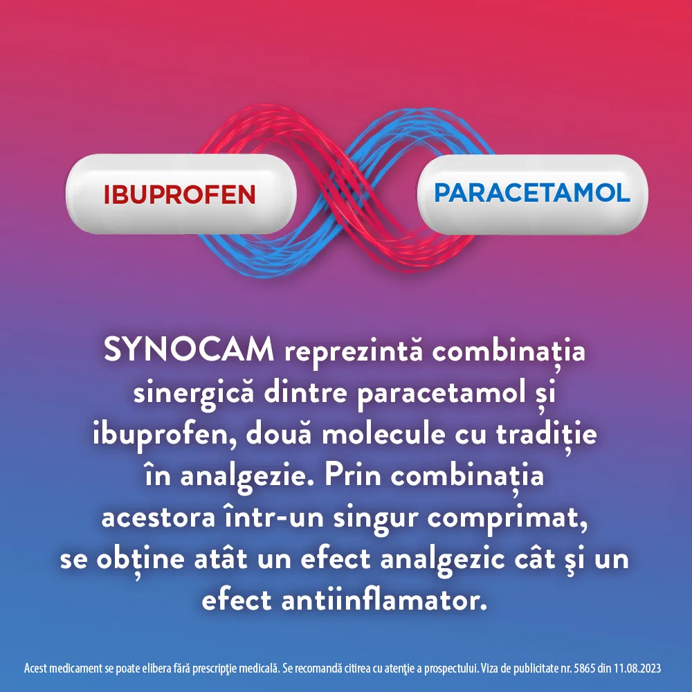 Synocam 200mg/500mg, 10 comprimate 