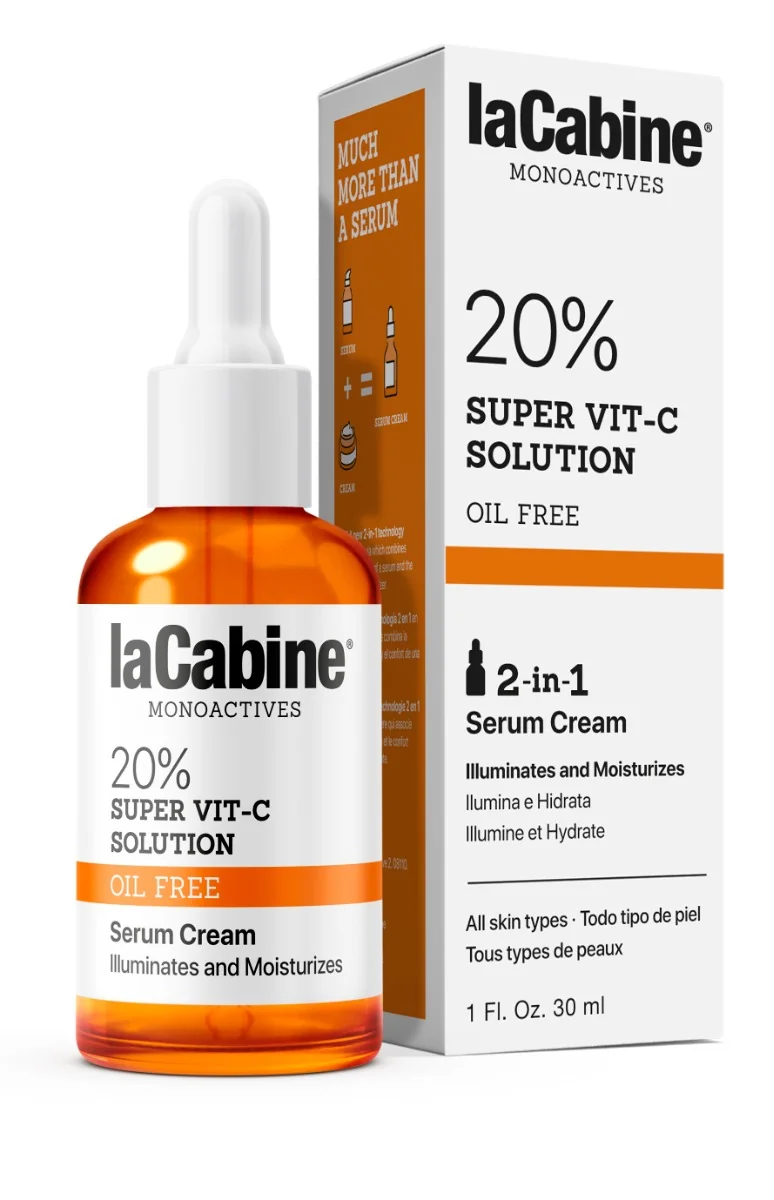 Ser-crema 20% Super Vitamina C Monoactives, 30ml, La Cabine