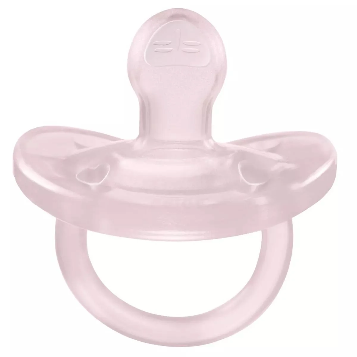Suzeta anatomica din silicon PhysioSoft 0-6 luni Roz, 1 bucata, Chicco