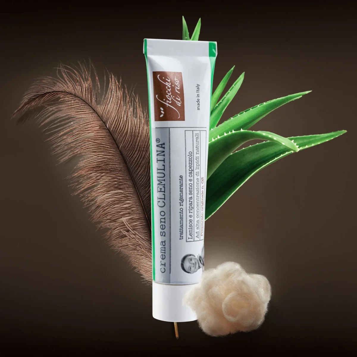 Crema tratament regenerant pentru sani Clemulin, 15ml, Fiocchi di Riso