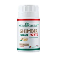 Ghimbir Extract Forte Natural, 60 capsule, Health Nutrition