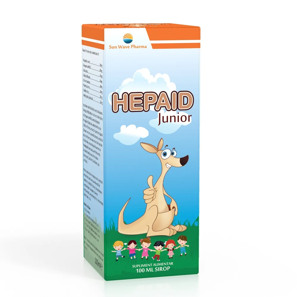 Sirop Hepaid Junior, 100ml, Sun Wave Pharma