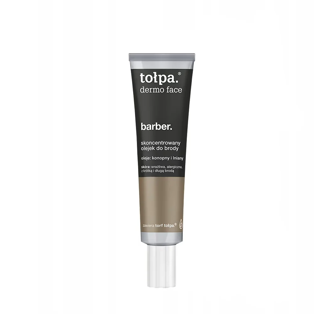 Ulei concentrat pentru barba Dermo Men, 40ml, Tolpa