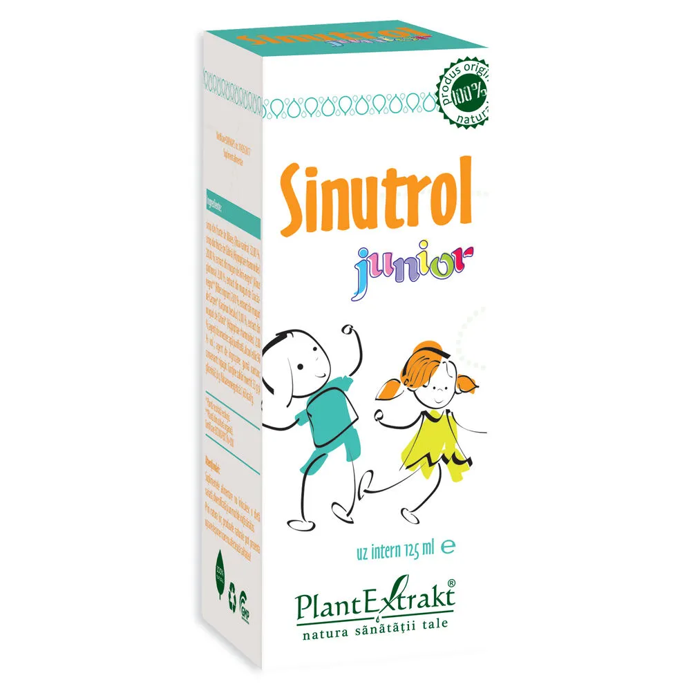 Sinutrol Junior sirop, 125ml, PlantExtrakt