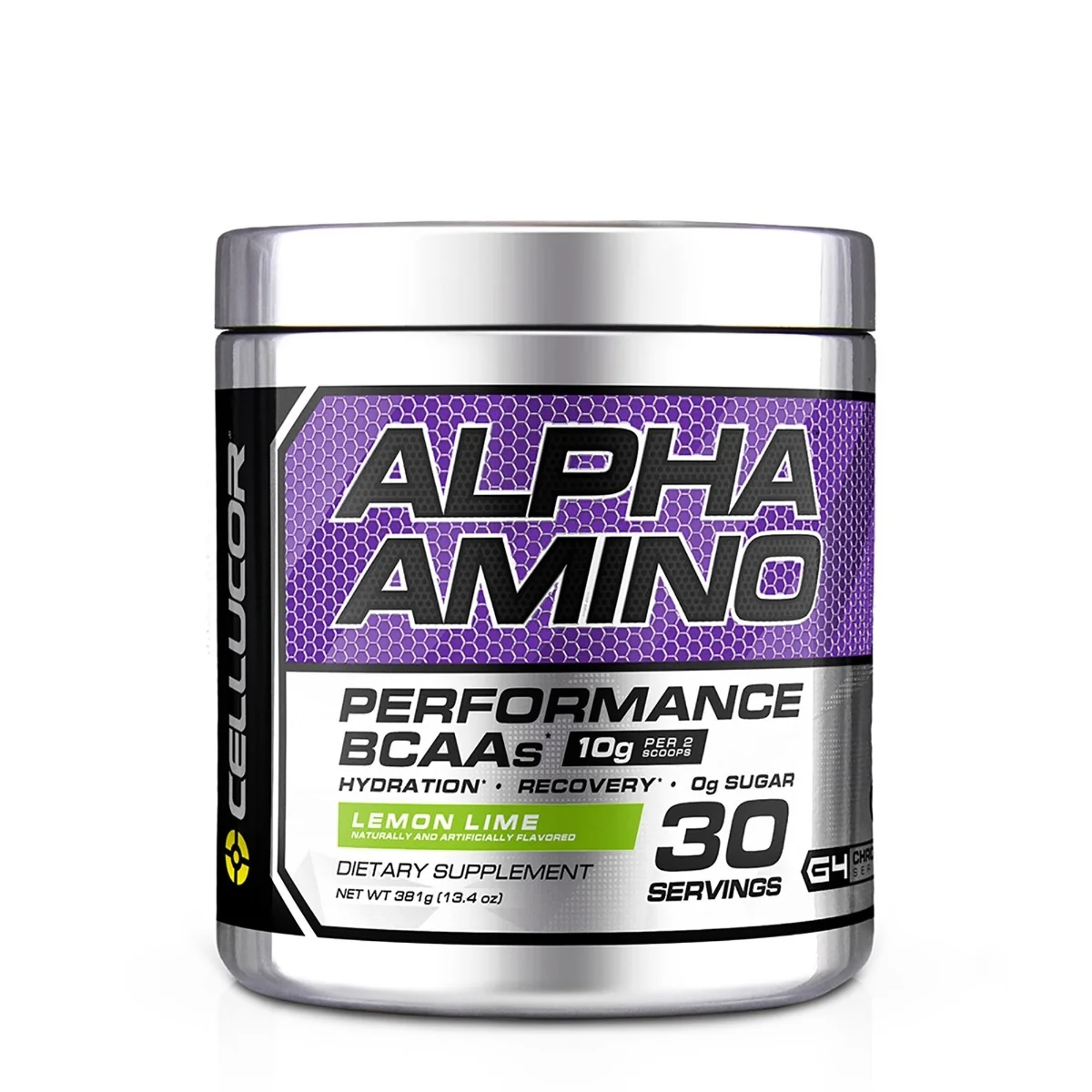 Formula de aminoacizi pentru recuperare cu aroma de lamaie si lime Alpha Amino, 381g, Cellucor