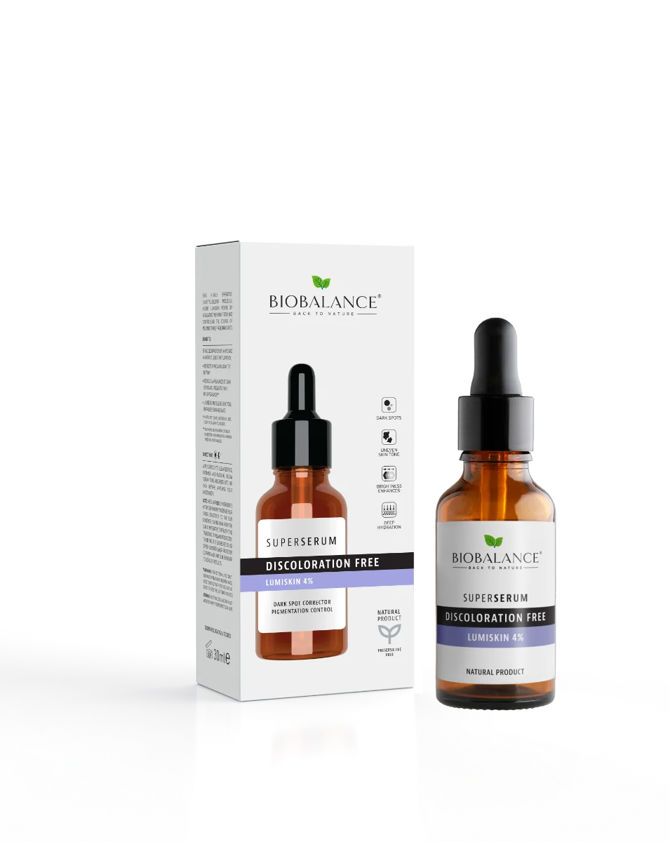 Ser de fata discoloration free Lumiskin 4% Super Serum, 30ml, Bio Balance